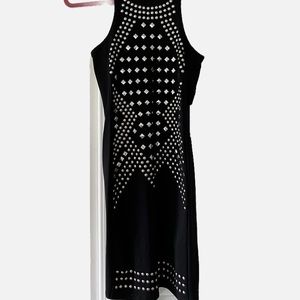 Express black studded dress size S